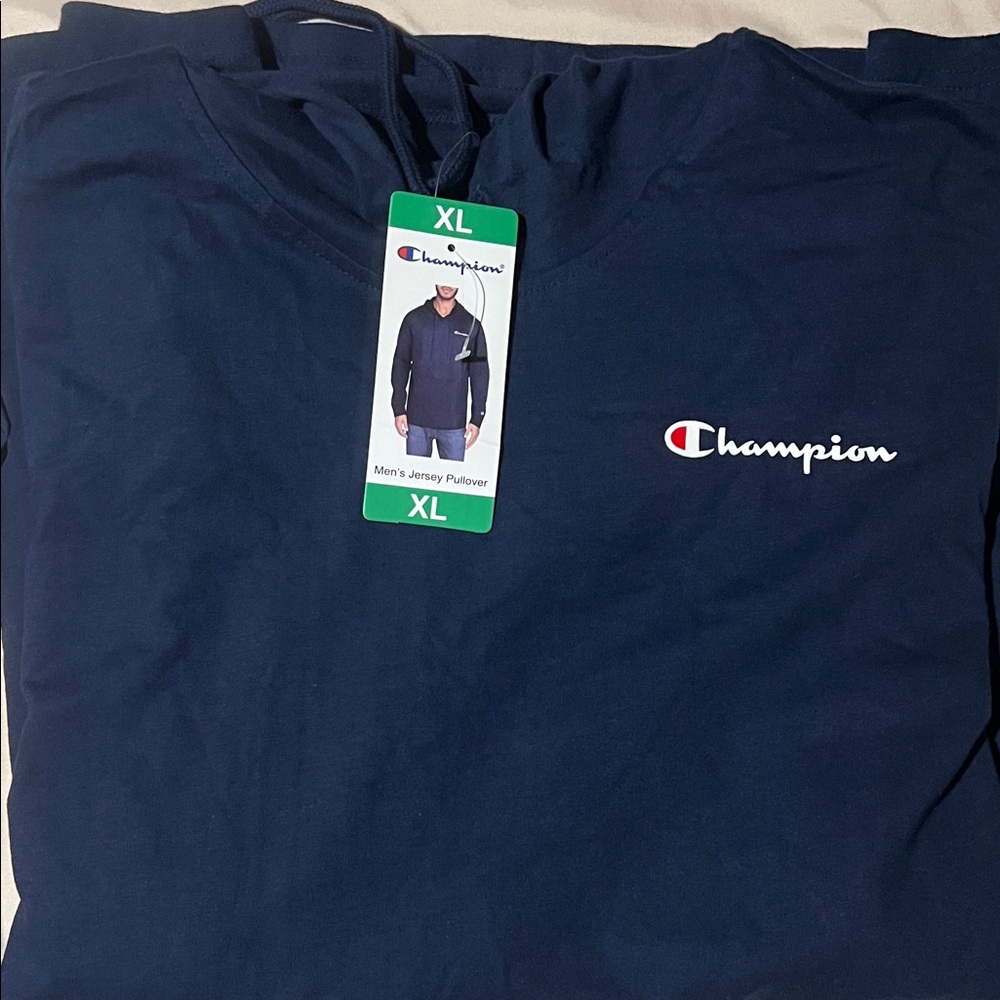 Champion Dark Blue Jersey Pullover